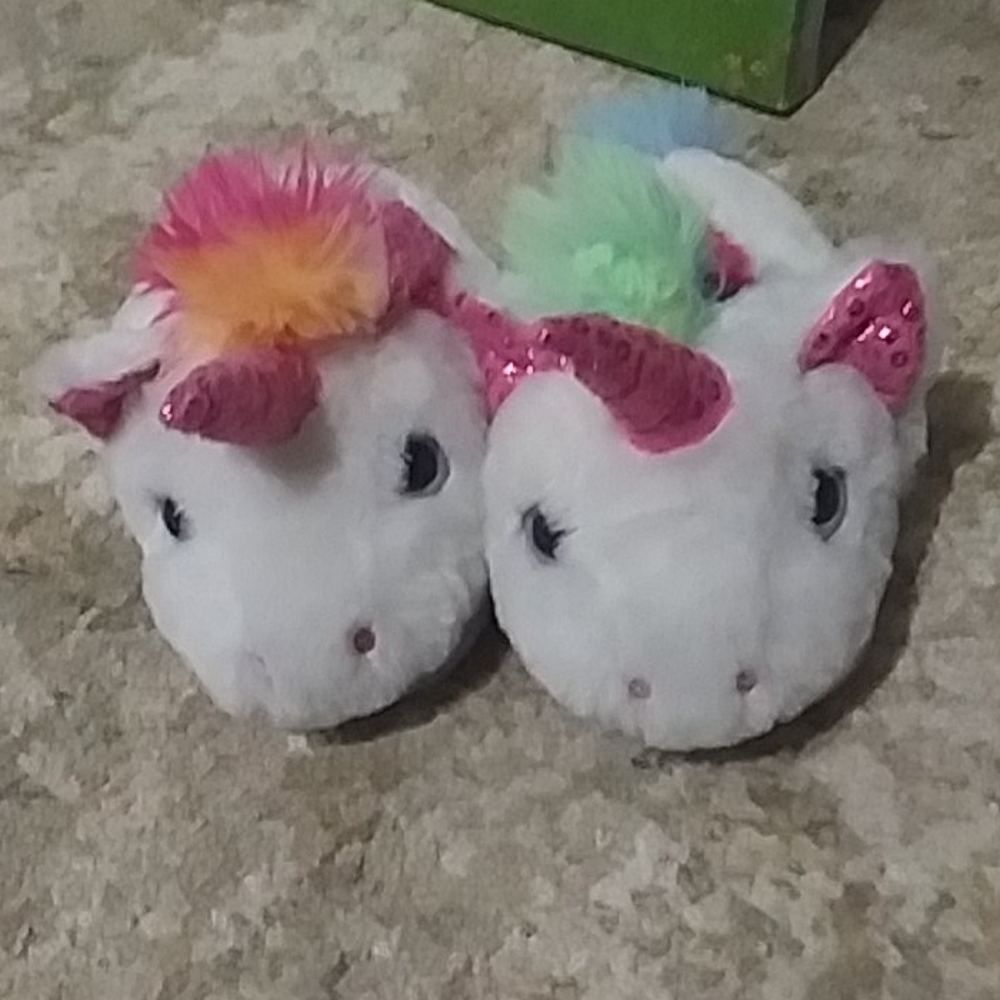 Unicorn slippers